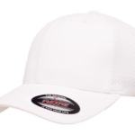 Gorra Flexfit 6533 Ultrafibre de malla Blanca