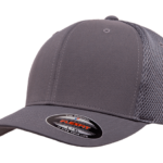 Gorra Flexfit 6533 Ultrafibre de malla Gris Oscuro