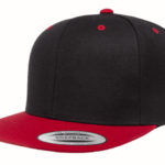 Gorra Flexfit 6089MT Negro/Rojo