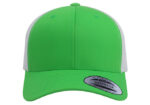 Gorra Flexfit 6606t Retro trucker Verde/Blanco - Imagen 2