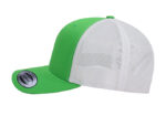Gorra Flexfit 6606t Retro trucker Verde/Blanco - Imagen 4
