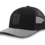 Gorra Once Caldas Flexfit Negro con Gris de Malla